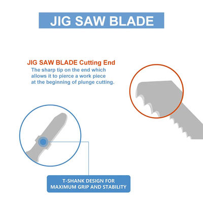 25 Piece Professional Jigsaw Saw Blades For Drywall Board, Wood And Metal Cutting