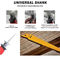 6-Piece Metal Wood Cutting Reciprocating Saw Blades Set for metal, plastic, wood, and drywall