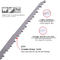5 Piece 225mm 5TPI Wood Pruning Reciprocating Saw Blades