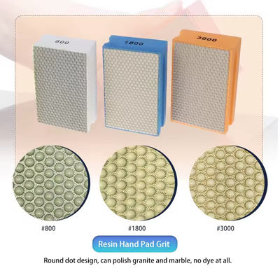 Diamond Hand Polishing Pad Professional Grade Pad For Glass Marble Concrete Stone Polishing