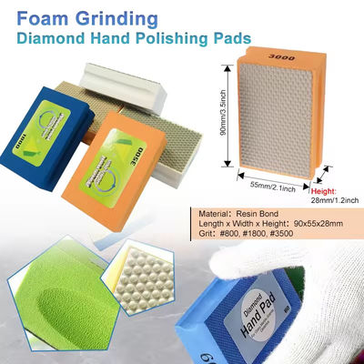 Diamond Hand Polishing Pad Professional Grade Pad For Glass Marble Concrete Stone Polishing