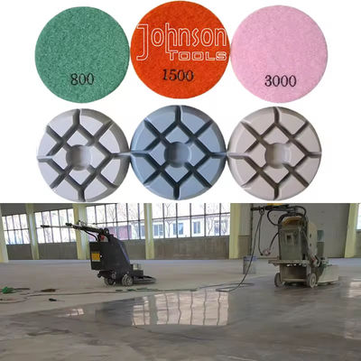 Abrasive Tools 3&quot; Diamond Concrete Polishing Pads Wet Diamond Disc For Polish Concrete Floor