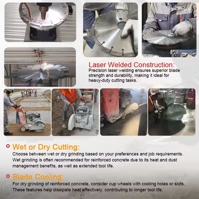 14 Inch Diamond Concrete Saw Blade Road Construction Cutting Blade