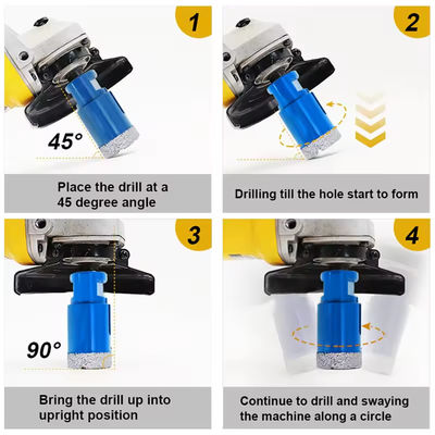 5-180mm Vacuum Brazed Diamond Crowns Core Drill Bit Hole Saw Diamond Hole Cutter For Marble Stone Porcelain Tile