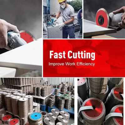 105/110/125 Mm Tile Granite Cutting Tools Marble Cutting Disc Hot Press Sintered Turbo Wave Diamond Saw Blades