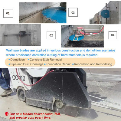 Big Diameter 800mm Concrete Cutter Diamond Wall Saw Blade For Cutting Demolition Reinforced Concrete Construction