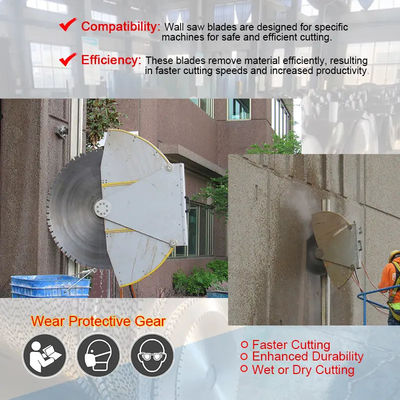 Big Diameter 800mm Concrete Cutter Diamond Wall Saw Blade For Cutting Demolition Reinforced Concrete Construction