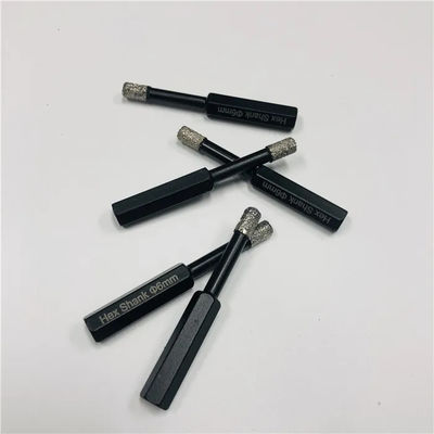 6mm Vacuum Brazed Hex Shank Hole Saw  For Tile With Plastic Sleeve