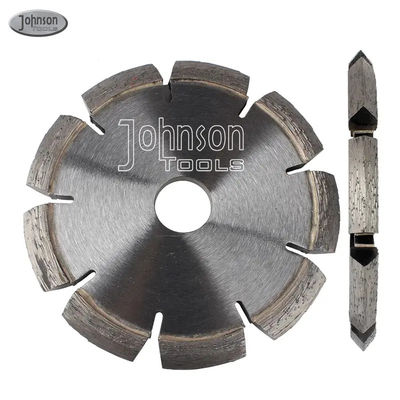 6 Inch Laser Welded Crack Chaser Tuck Point Diamond V Groove Cutting Blade For Concrete Mortar Removal