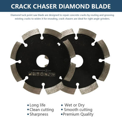 4-1/2" Tuck Point Crack Chaser Grout Repair Diamond Saw Blade for Green Concrete, Masonry, Brick, Stone Cutting