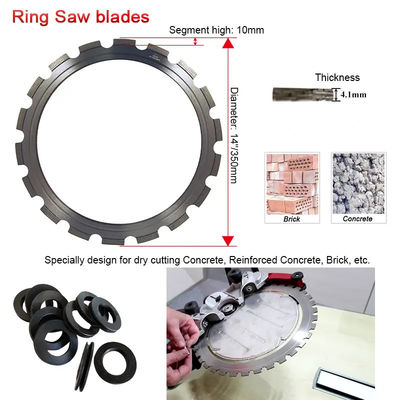 350mm Ring Diamond Concrete Saw Blades for Cutting Concrete, Reinforced Concrete