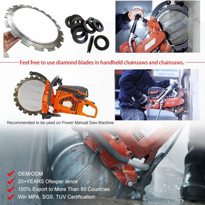 350mm Ring Saw Blade For Cutting Concrete , 14 Inch Concrete Saw Blade