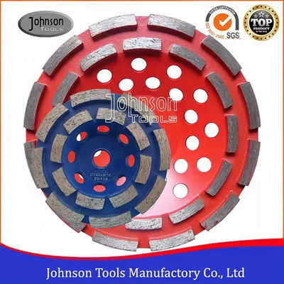 Soft Medium Hard Bond Concrete Grinding Wheel For Fast Grinding Double Row