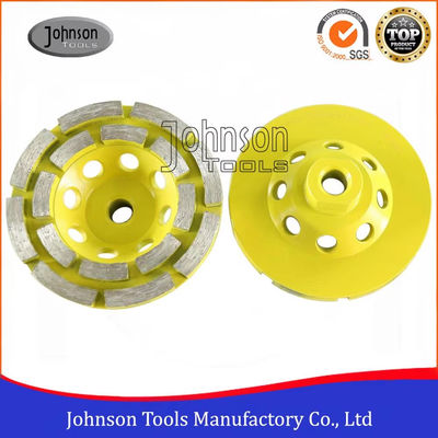 Soft Medium Hard Bond Concrete Grinding Wheel For Fast Grinding Double Row