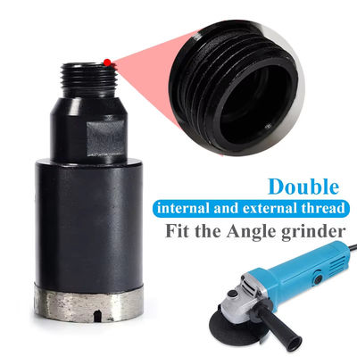 GB Vacuum Brazed Tile Core Drill Bit , Dry Core Bit M14-1/2 Gas Thread