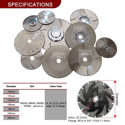Maple Leaf Electroplated Diamond Tools For Circular Saws EP Disc 08-1