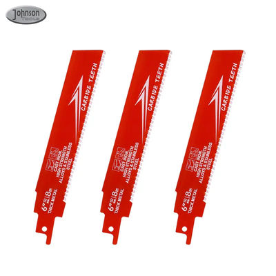 6-inch Bi-Metal OEM Reciprocating Saw Blade Industrial for Metal Cast Iron Alloy Steel Sawzall Blade Carbide