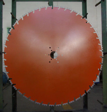 600-1600mm Laser Welded Diamond Wall Saw Blades Without Flush - Cut Bolt Holes