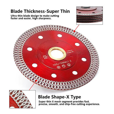 115mm Diamond Sintered Tile Saw Blade For Cutting Ceramic