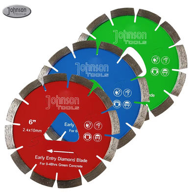 14" Soff Cut Diamond Concrete Saw Blades For Cutting Green Concrete Carved