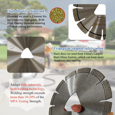 14" Soff Cut Diamond Concrete Saw Blades For Cutting Green Concrete Carved