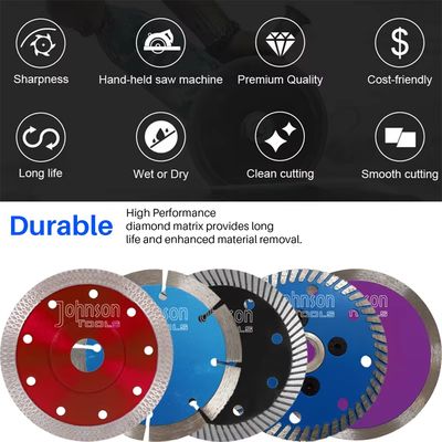 150mm Turbo Segmented Sintered Diamond Stone Cutting Blades