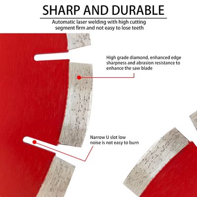 High Precision Diamond Concrete Saw Blades For Concrete Grooving 180mm