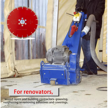 10-Inch Concrete Grooving Saw Blade | Diamond Engraved Cut Disc for Road Pavement
