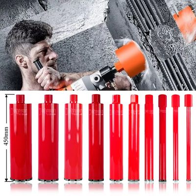 4" Laser Welded Core Bit For Reinforced Concrete With Net Shape Segments