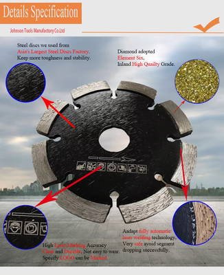 105mm Laser Concrete Cutting Saw Blades for Reinforced Concrete