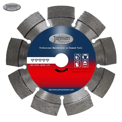 Long Lifetime 125mm Diamond Concrete Cutting Blades For Cured Concrete Cutting