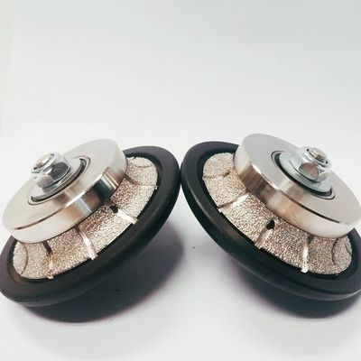 Granite Hand Profile Wheel , Vacuum Brazed Diamond Profile Wheel