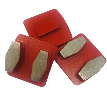 13mm Segments Redi Lock  Metal Bond Concrete Floor Tools Abrasive Grinding Blocks