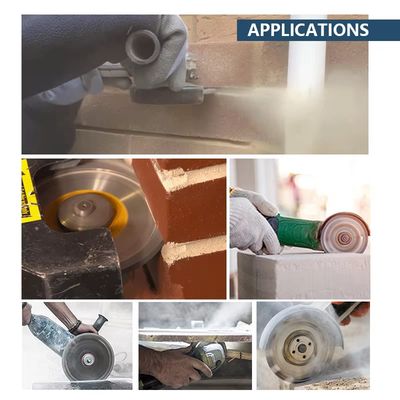 GB 105mm Laser Welded Tuck Point Diamond Blades For Hard Material Cutting