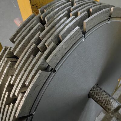 24" Laser Welded Silent Blade For Cutting Brick No Chipping with Long Lifetime