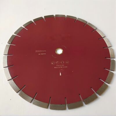 350mm Laser Welded Blade With Silent Core For Hard Fired Clay Bricks