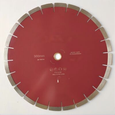 350mm Laser Welded Blade With Silent Core For Hard Fired Clay Bricks