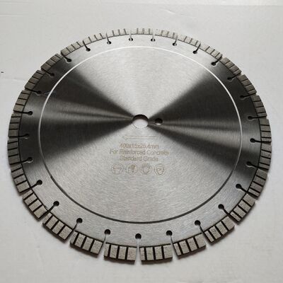 Laser Diamond Concrete Saw Blades , Dry Cut Diamond Blade With Turbo Segment
