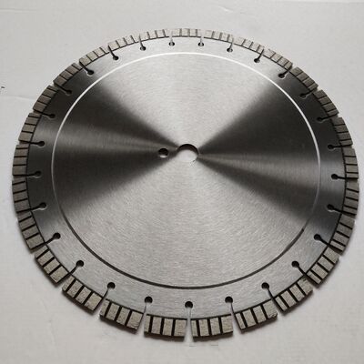 Laser Diamond Concrete Saw Blades , Dry Cut Diamond Blade With Turbo Segment