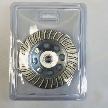 Light Weight 100-180mm Turbo Concrete Grinding Wheel With Aluminium Core