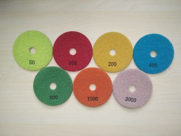 100mm Dry Honeycomb Diamond Polishing Pads For Stone