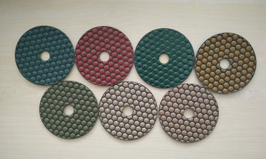 100mm Dry Honeycomb Diamond Polishing Pads For Stone