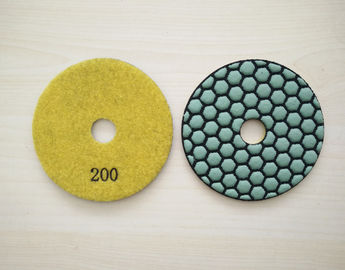 100mm Dry Honeycomb Diamond Polishing Pads For Stone