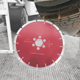 10" Laser Welded Concrete Pavement Cutting Blade , Multi Diamond Blade