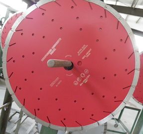 350mm Diamond Saw Blades For Cutting Reinforced Concrete Structures , Road Construction