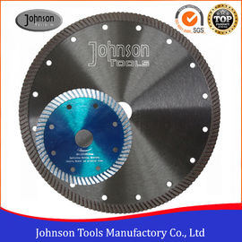 High Efficiency 110-230mm Diamond Saw Blades Sintered Hot Pressed Turbo Stone Cutting