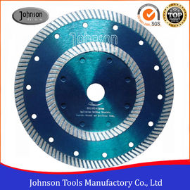 High Efficiency 110-230mm Diamond Saw Blades Sintered Hot Pressed Turbo Stone Cutting