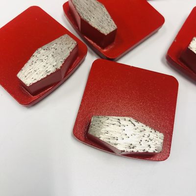 Floor Concrete 13mm Diamond Abrasive Block With Hexagon Segments