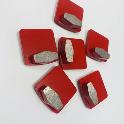 Floor Concrete 13mm Diamond Abrasive Block With Hexagon Segments