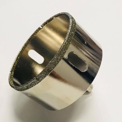 Tile Hollow Cutters 80mm Diamond Core Drill Bits For Glass